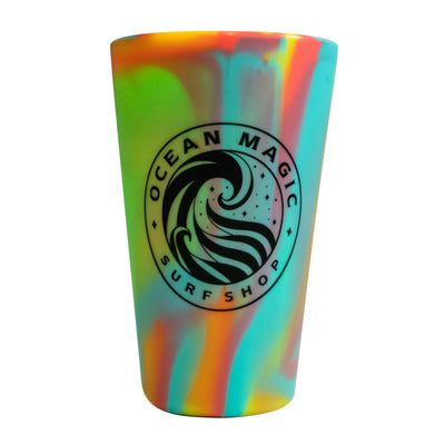 Silicone Cup to Drink From. Silipint. Rainbow Colored. OceanMagicSurf.com