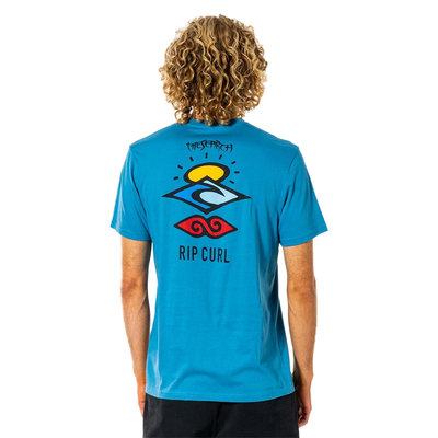 Rip Curl Search Icon Essential Short Sleeve T-Shirt - Best Selection Of Men's T-Shirts At Oceanmagicsurf.com