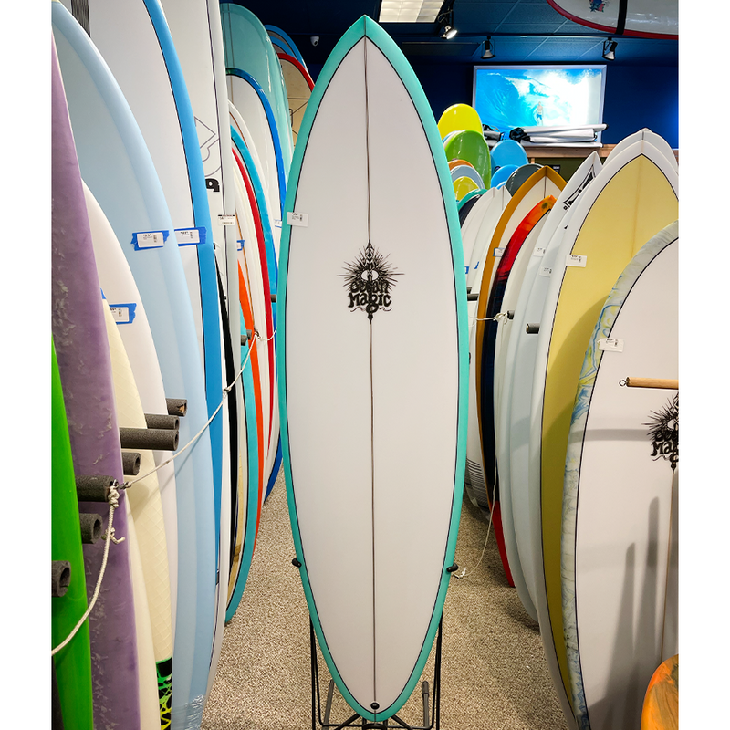 Ocean Magic Retro Single Fin Surfboard - Shop Best Selection Of Surfboards At Oceanmagicsurf.com