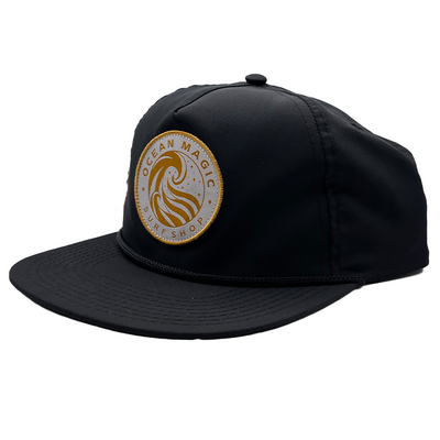 Ocean Magic Wave Logo Rope Hat - Shop Best Selection Of Hat's At Oceanmagicsurf.com