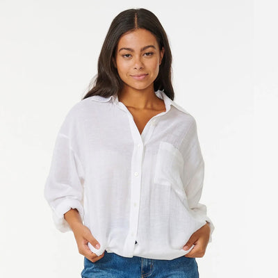 Rip Curl Premium Linen Shirt. Buy Online at OceanMagicSurf.com.