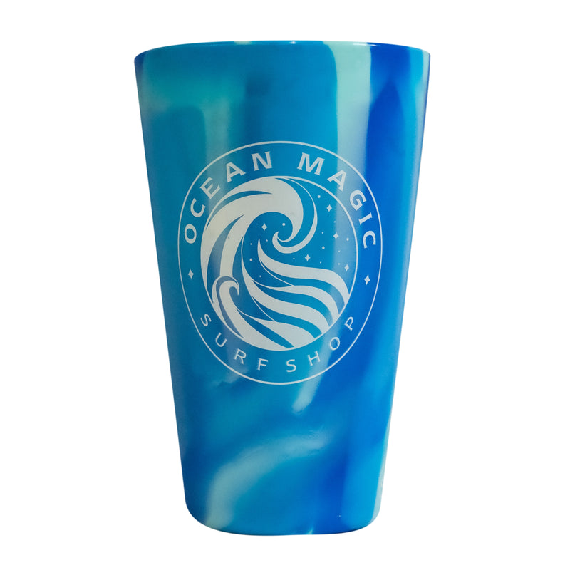 Silicone Cup to Drink From. Blue Silipint. OceanMagicSurf.com