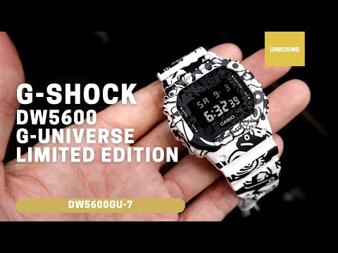 G-Shock DW5600GU-7 G Universe Digital 5600 Series Unisex Watch