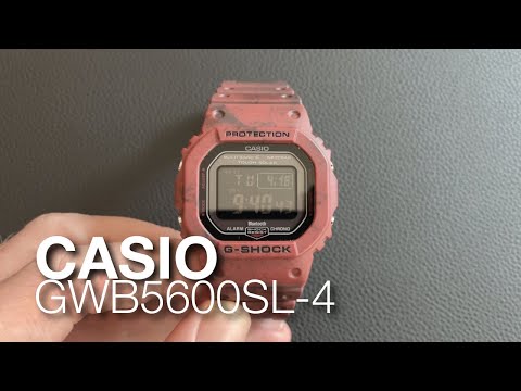 G-Shock GWB5600SL-4 Watch Digital 5600 Series, Men&