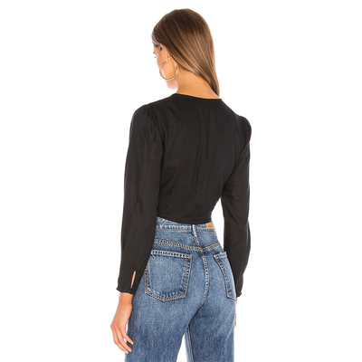 Amuse Society Tesoro Woven Long Sleeve Top - Shop Best Selection Of Women's Tops At Oceanmagicsurf.com