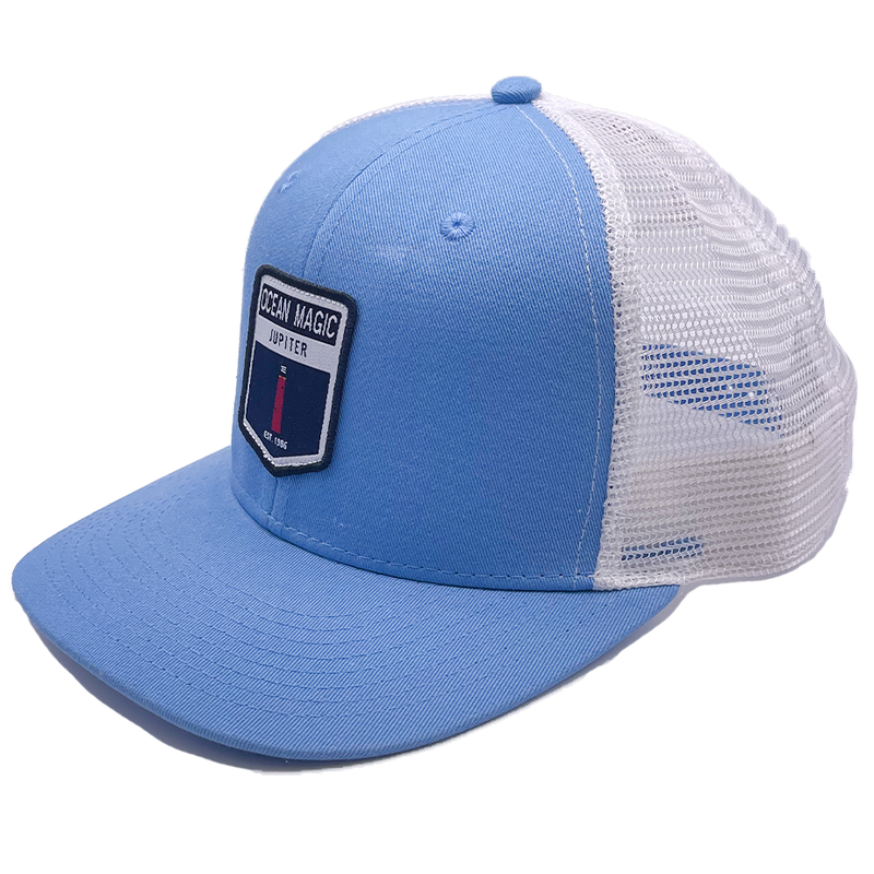 Ocean Magic Lighthouse Trucker Hat - Shop Best Selection Of Hats At Oceanmagicsurf.com