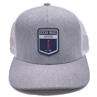 Ocean Magic Lighthouse Trucker Hat - Shop Best Selection Of Hats At Oceanmagicsurf.com