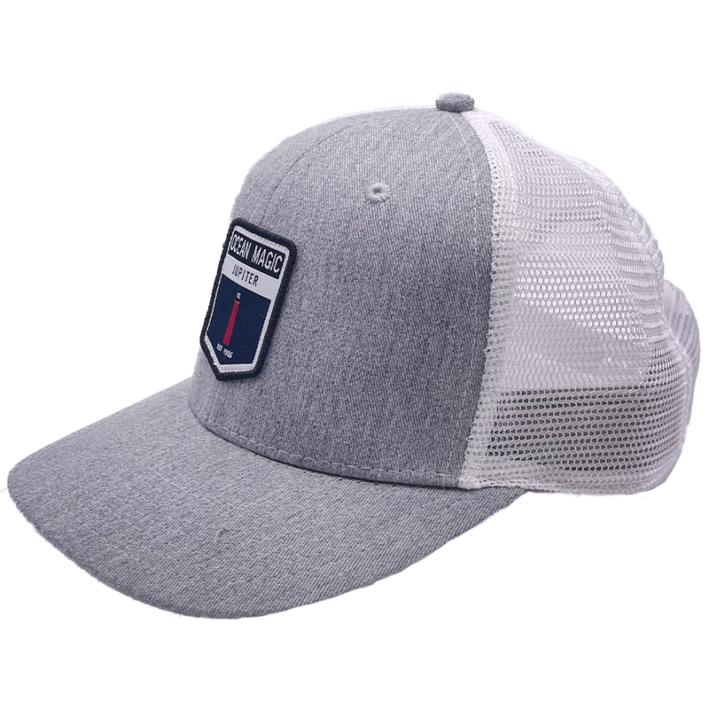 Ocean Magic Lighthouse Trucker Hat - Shop Best Selection Of Hats At Oceanmagicsurf.com