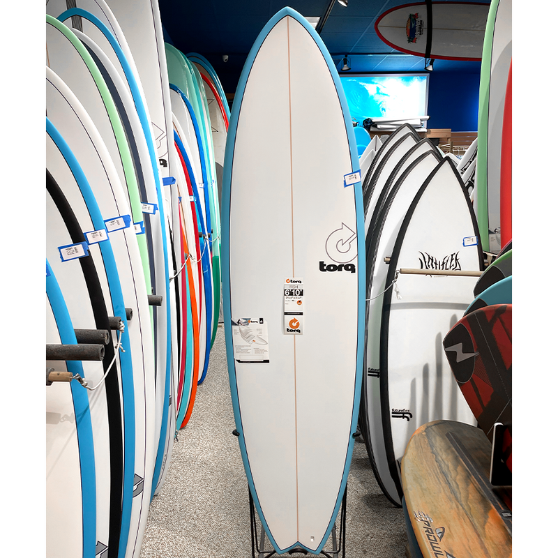 Torq Surfboards Blue Mod Fish - Shop Best Selection Of Surfboards At Oceanmagicsurf.com