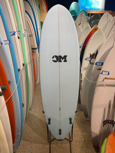 Ocean Magic Surfboard - Pintail Blue - FCS II - 6'4"