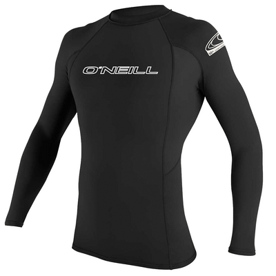 O'Neill Basic Skins Long Sleeve Rash Guard - Shop Best Selection Of Men's Rash Guards At Oceanmagicsurf.com