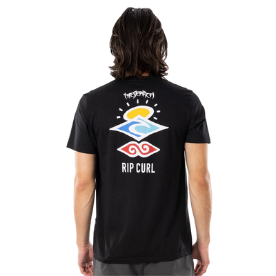 Rip Curl Search Icon Essential Short Sleeve T-Shirt - Best Selection Of Men's T-Shirts At Oceanmagicsurf.com