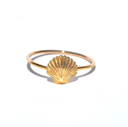 Scalloped Shell Ring