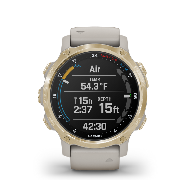 Descent™ Mk2S Smartwatch Lt Gold / Lt Sand Band - 43mm