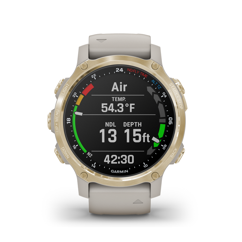 Descent™ Mk2S Smartwatch Lt Gold / Lt Sand Band - 43mm