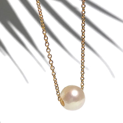Freshwater Pearl Necklace on Gold Fill Chain