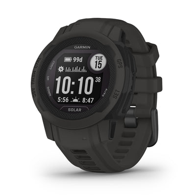 Best Smartwatch for Water sports. Instinct® 2S Solar, Graphite