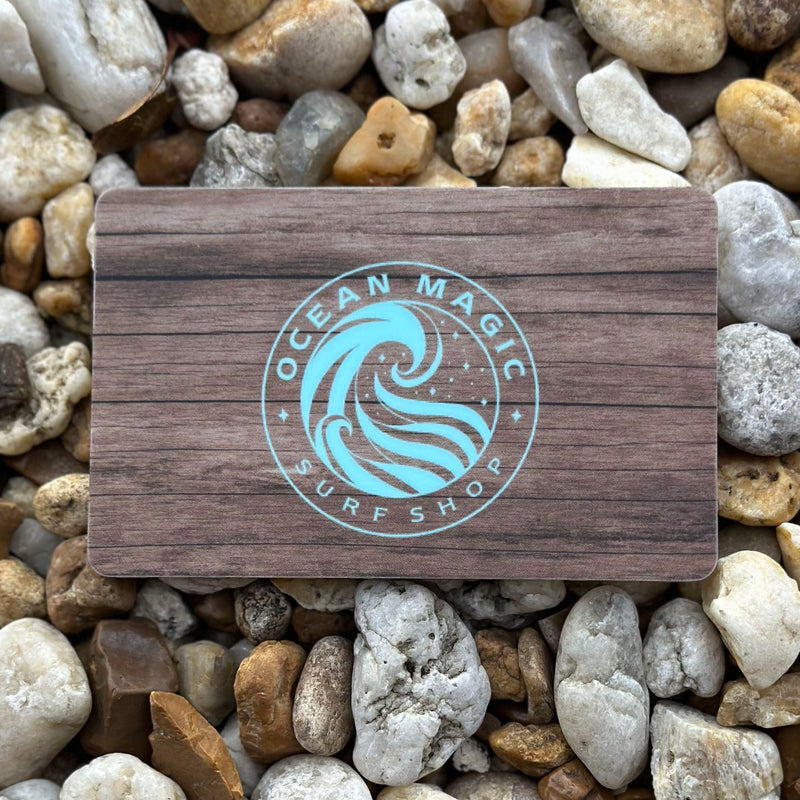 Gift Card for Surf Shop. Ocean Magic Surf in Jupiter Florida. The Best Surf Super Store.