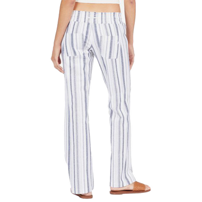 Roxy Oceanside Stripe Flared Pants - Shop Best Selection Of Women's Pants At Oceanmagicsurf.com