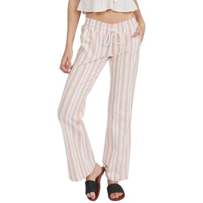 Roxy Oceanside Stripe Flared Pants - Shop Best Selection Of Women's Pants At Oceanmagicsurf.com