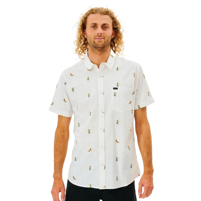 Hula Breach Short Sleeve Button Down Shirt