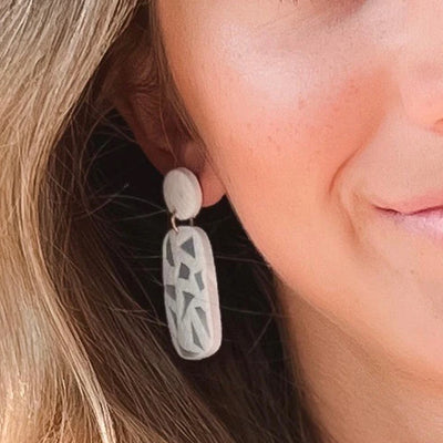 Terazzo Shell Drop Earring