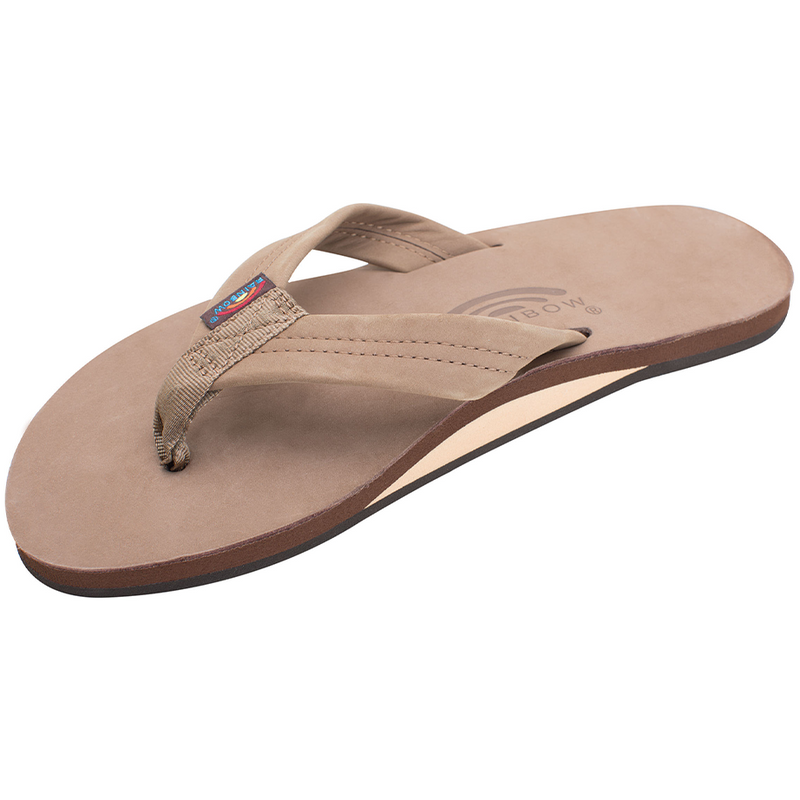 Rainbow Single Layer Premier Leather Sandal - Shop Best Selection Of Men&