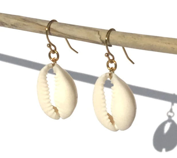 Cowrie Dangle Earring