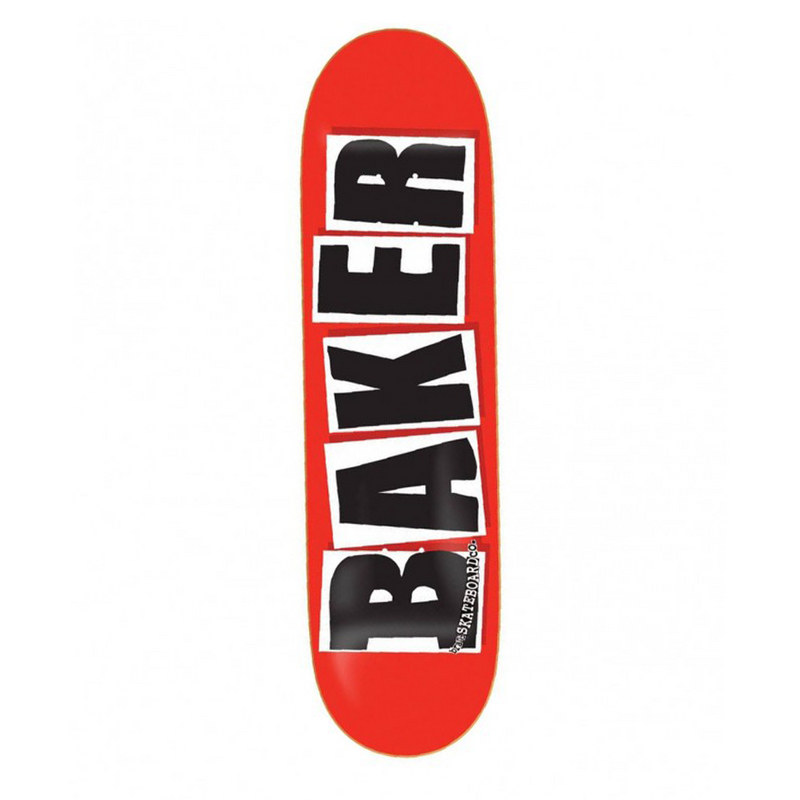Baker Brand Logo Red Skate Deck 8.3875 - Best Skate Selection At Oceanmagicsurf.com