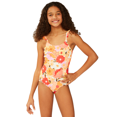 Billabong So Groovy One Piece Swimsuit - Shop Best Selection Of Girls One-Piece Swimsuits At Oceanmagicsurf.com