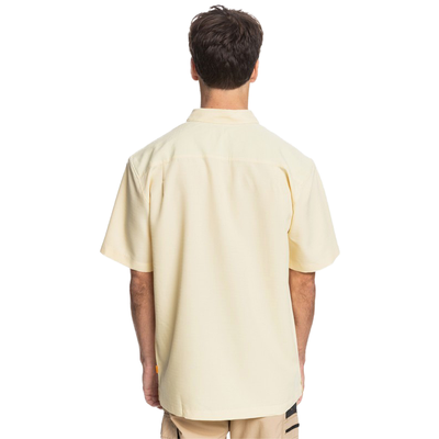 Quicksilver Waterman Centinela Short Sleeve Button Down - Best Selection Of Men's Button Downs At Oceanmagicsurf.com