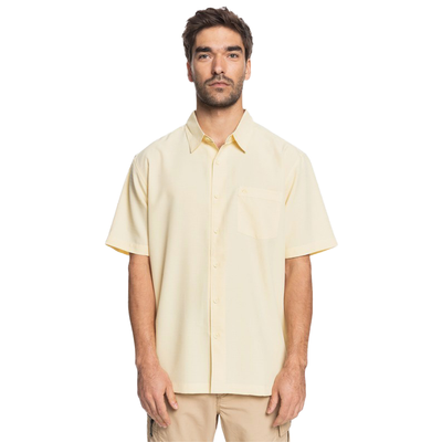 Quicksilver Waterman Centinela Short Sleeve Button Down - Best Selection Of Men's Button Downs At Oceanmagicsurf.com