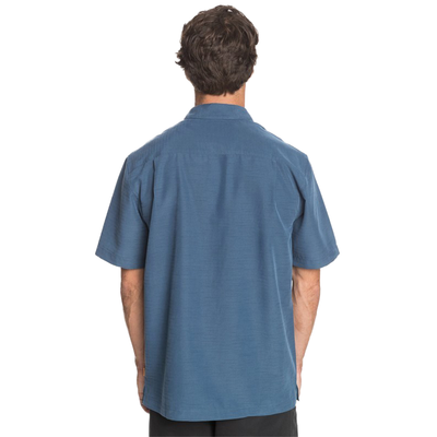 Quicksilver Waterman Centinela Short Sleeve Button Down - Best Selection Of Men's Button Downs At Oceanmagicsurf.com