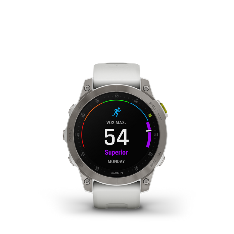 epix™ (Gen 2) Sapphire - White Titanium Smartwatch