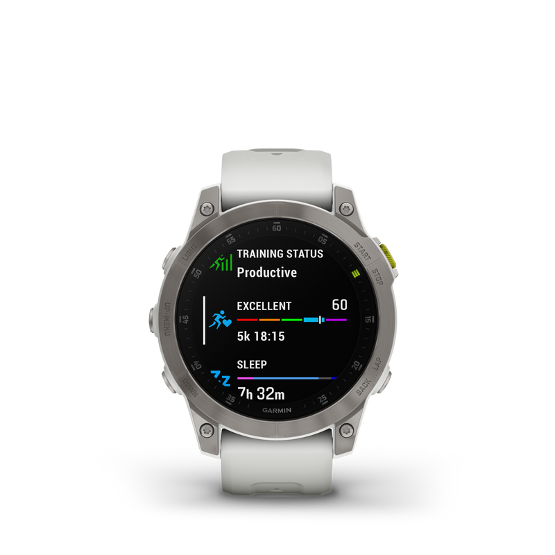 epix™ (Gen 2) Sapphire - White Titanium Smartwatch