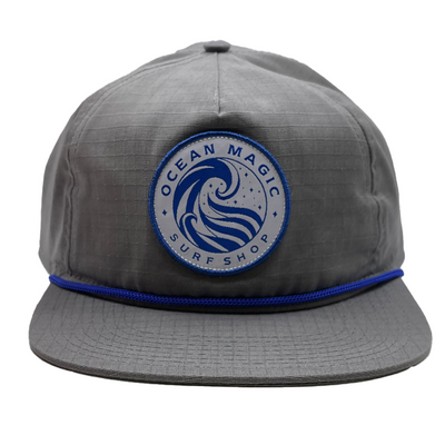 Ocean Magic Wave Logo Rope Hat - Shop Best Selection Of Hat's At Oceanmagicsurf.com