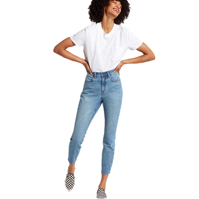 Volcom Liberator High Rise Jean - Shop Best Selection Of Women's Pants At Oceanmagicsurf.com