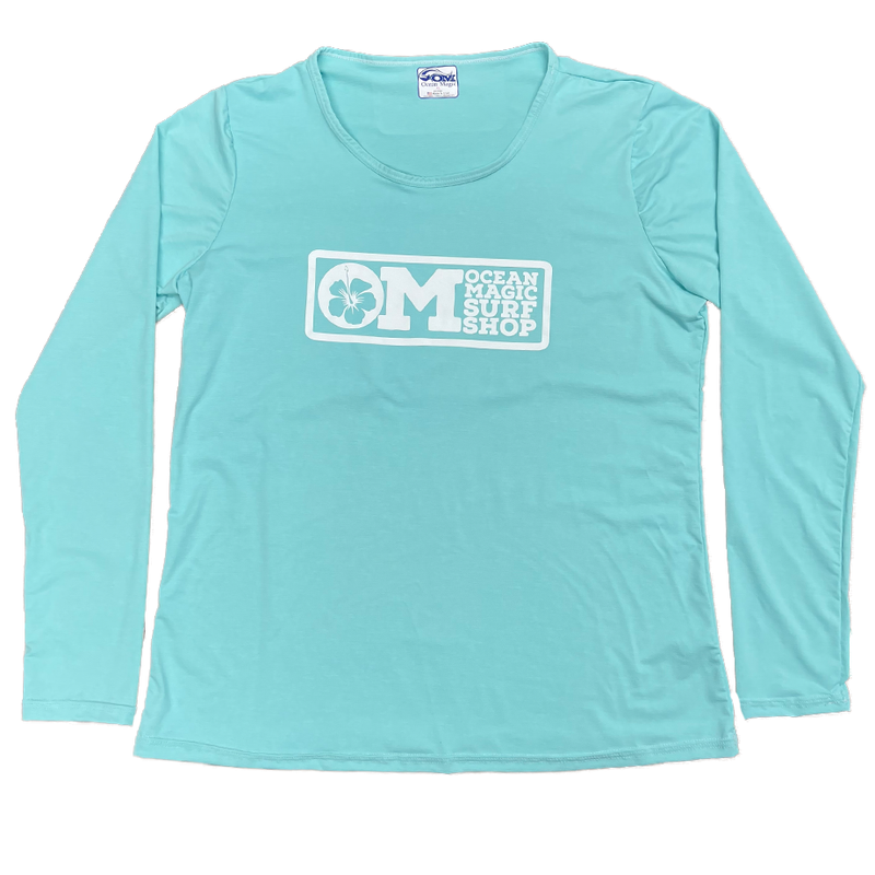 Ocean Magic 5-Flex Lycra Long Sleeve T-Shirt - Shop Best Selection Of Womens Rashguards At Oceanmagicsurf.com