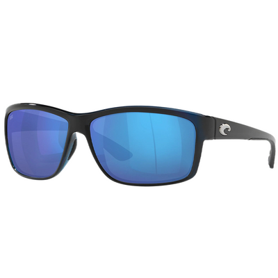 Costa Bayside Shiny Black/Blue 580G Polarized Sunglasses - Shop Best Selection Of Men's Sunglasses At Oceanmagicsurf.com