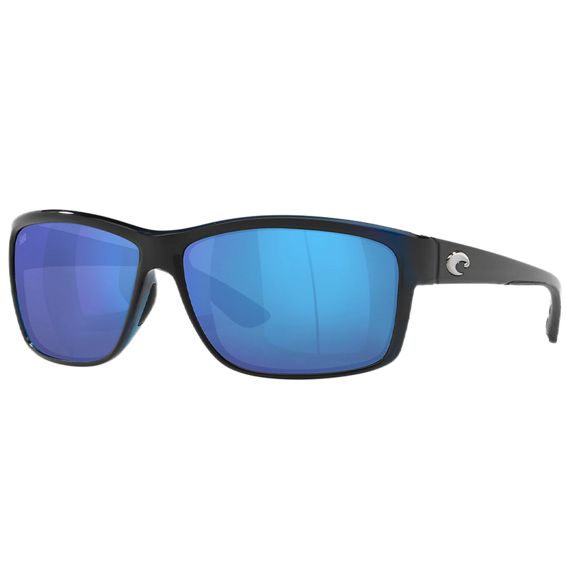 Costa Bayside Shiny Black/Blue 580G Polarized Sunglasses - Shop Best Selection Of Men&
