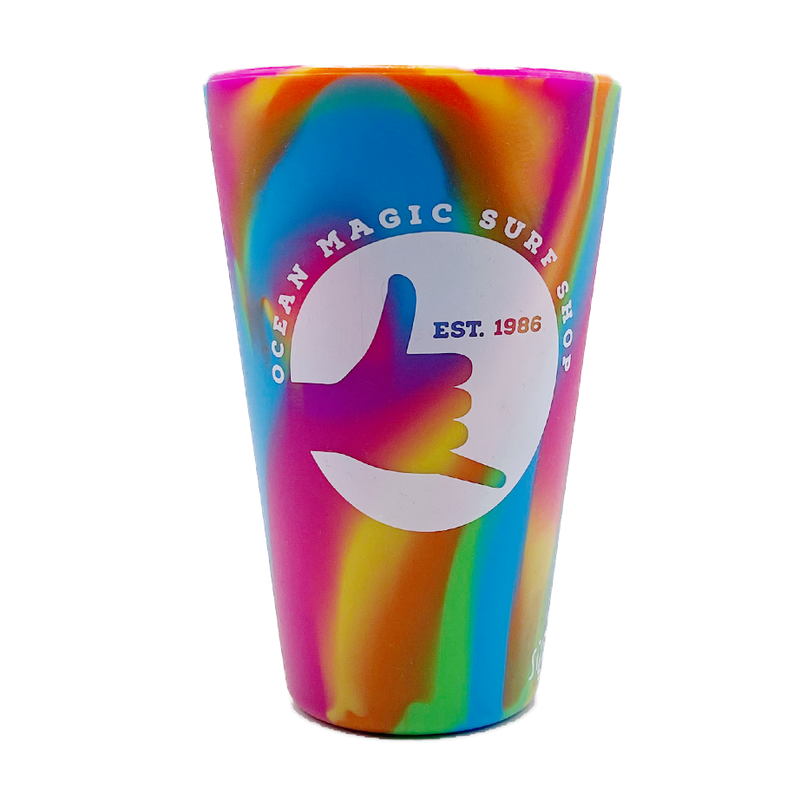 Silicone Cup (Silipint) Shaka Logo - 16oz. Multiple Colors – Ocean Magic  Surf Shop
