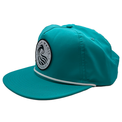 Ocean Magic Wave Logo Rope Hat - Shop Best Selection Of Hat's At Oceanmagicsurf.com