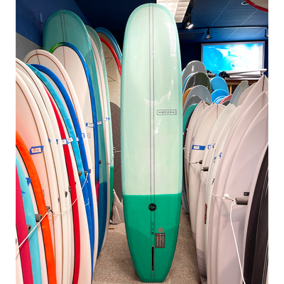 Modern Retro Two Tone Longboard - Shop Best Selection Of Surfboards At Oceanmagicsurf.com